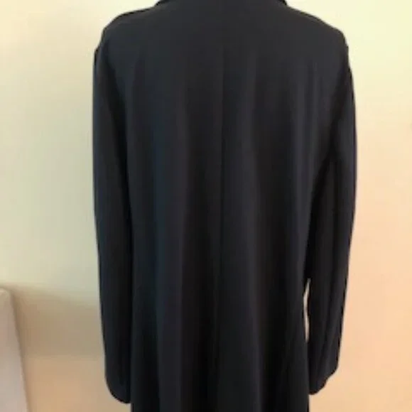 Lane Bryant Double Breasted Blazer Jacket Ponte Navy Blue NWOT - Picture 2 of 5